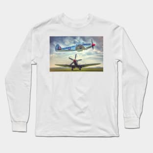 Supermarine Spitfire FR MkXVIIIe Composite Long Sleeve T-Shirt